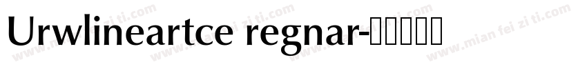 Urwlineartce regnar字体转换